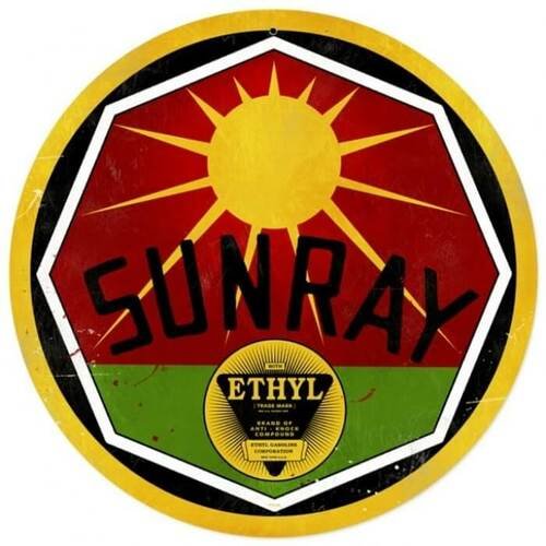 Sunray- Round Shape Tin Signs/Wooden Signs - 30*30CM