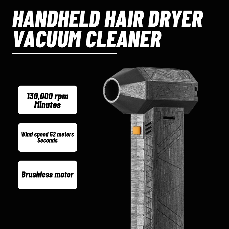 Handheld Hair Dryer Vacuum Cleaner（Free Shipping)