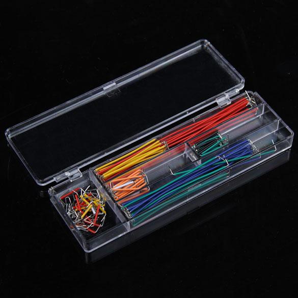 140 pcs U Shape Solderless Breadboard Jumper Cable Wire Kit For Arduino Shield, 501 Original
140 pcs U Shape Solderless Breadboard Jumper Cable Wire Kit For Arduino Shield, 501 Original