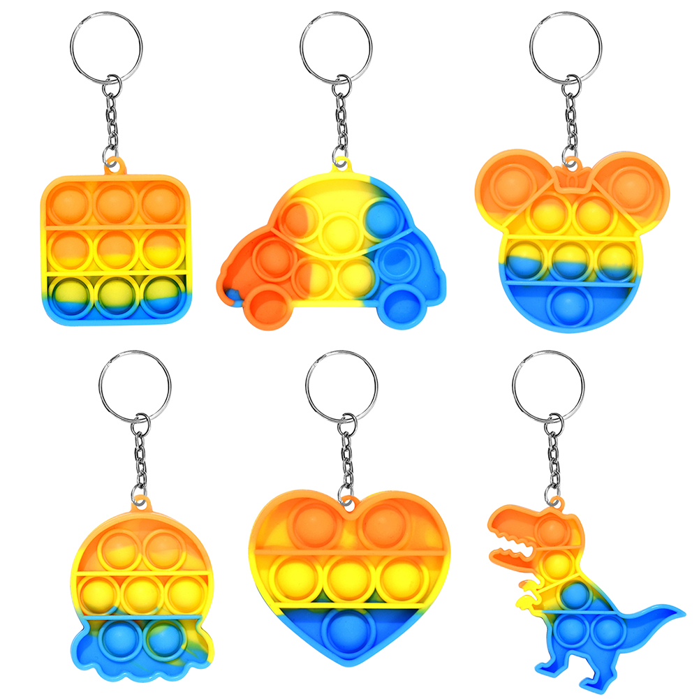 Rainbow Push Bubble Sensory Keychains Autism Anti Stress Pendant Adult Toy, 501 Original
Rainbow Push Bubble Sensory Keychains Autism Anti Stress Pendant Adult Toy, 501 Original