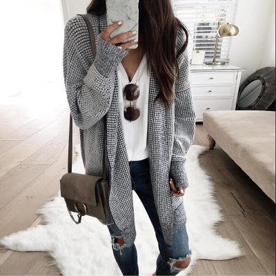 Comstylish Casual Solid Color Sweater Cardigan
