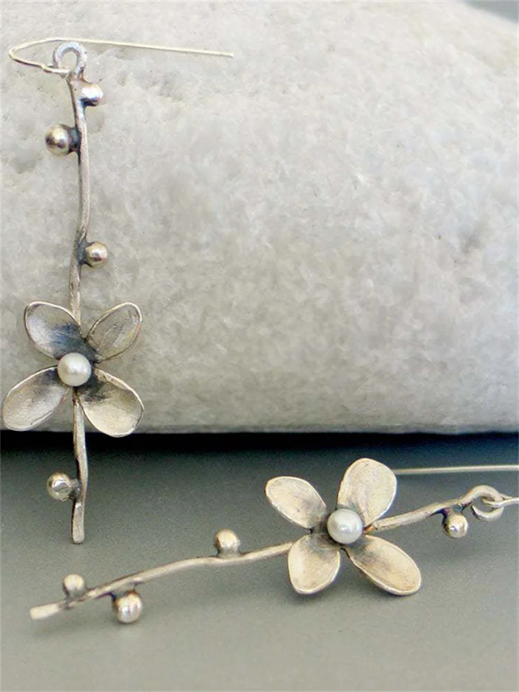 Comstylish Boho Vintage Flower Inspired Earrings