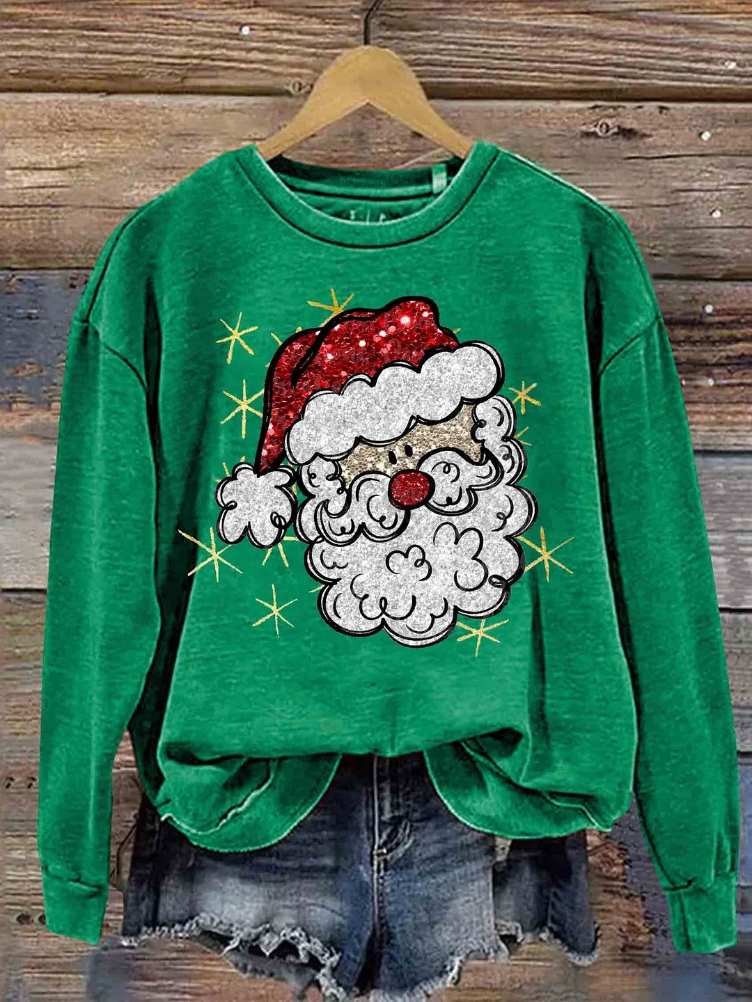Santa Claus Christmas Casual  Sweatshirt