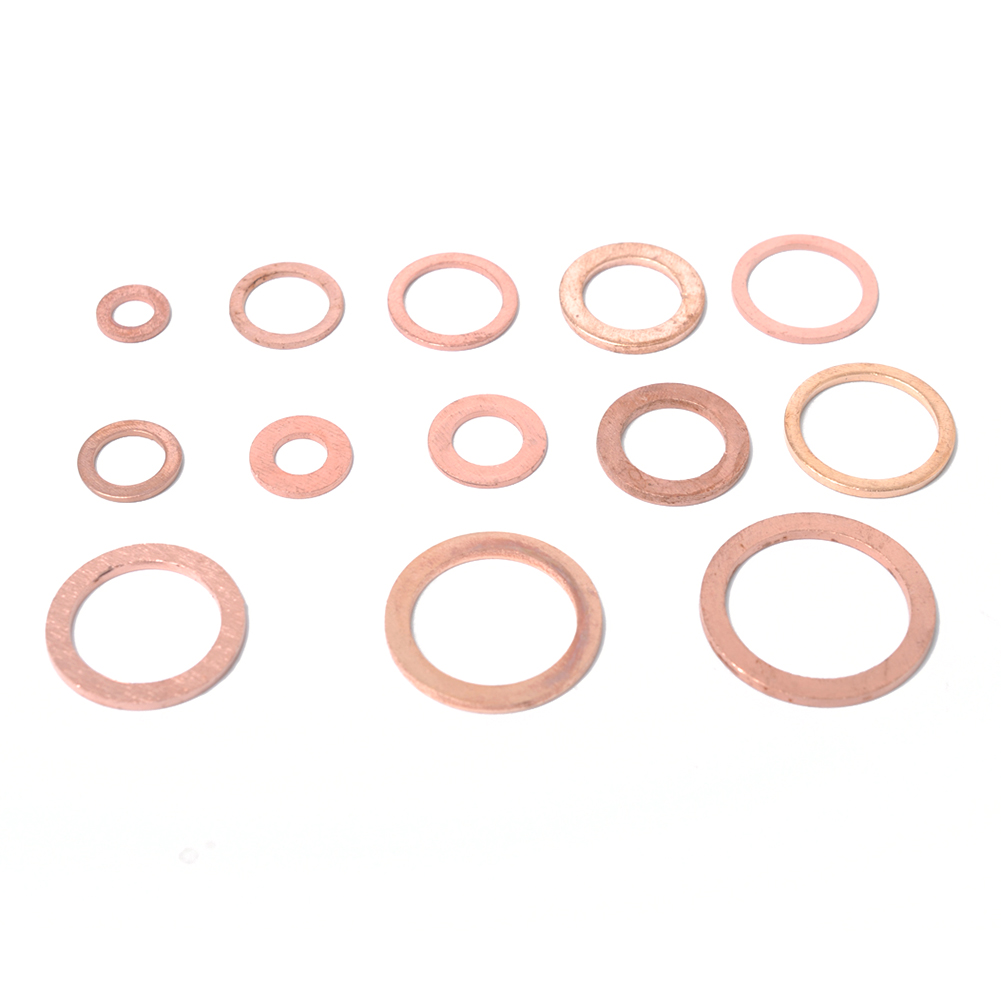 150pcs 1.5mm M5-M20 Copper Washers Set Car Sump Plug Oil Sealing Flat Ring, 501 Original
150pcs 1.5mm M5-M20 Copper Washers Set Car Sump Plug Oil Sealing Flat Ring, 501 Original