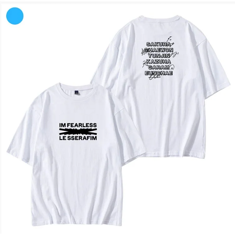 LE SSERAFIM Member Name T-shirt