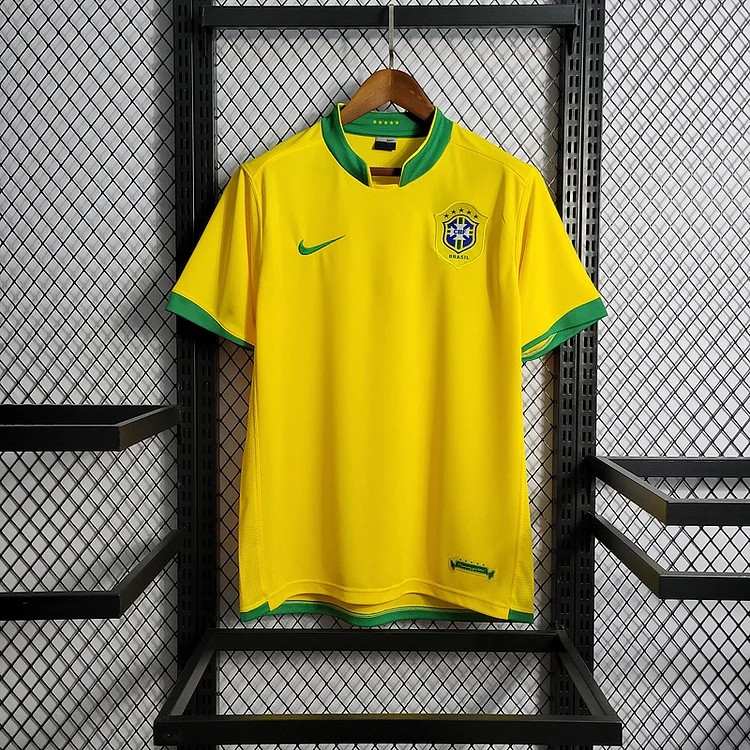 Retro 2006 Brazil home   Football jersey retro