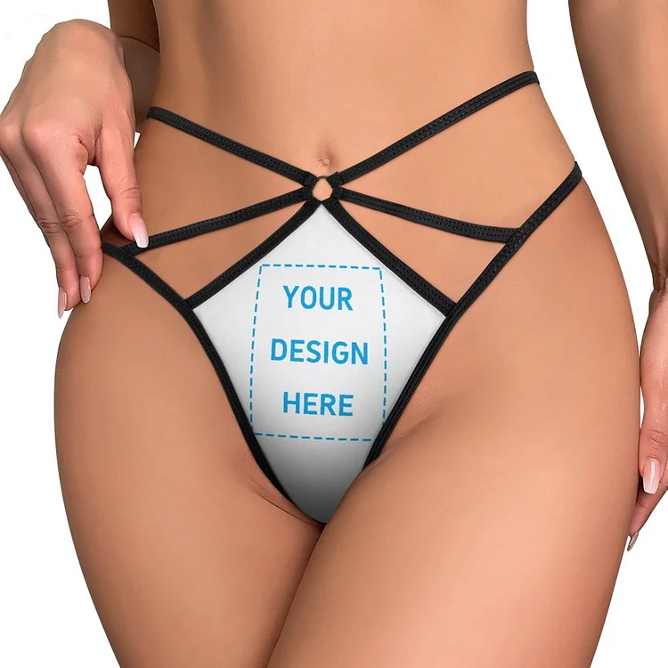 Personalized Women's Sexy G-String Underwear Low Rise T-Back Underpants