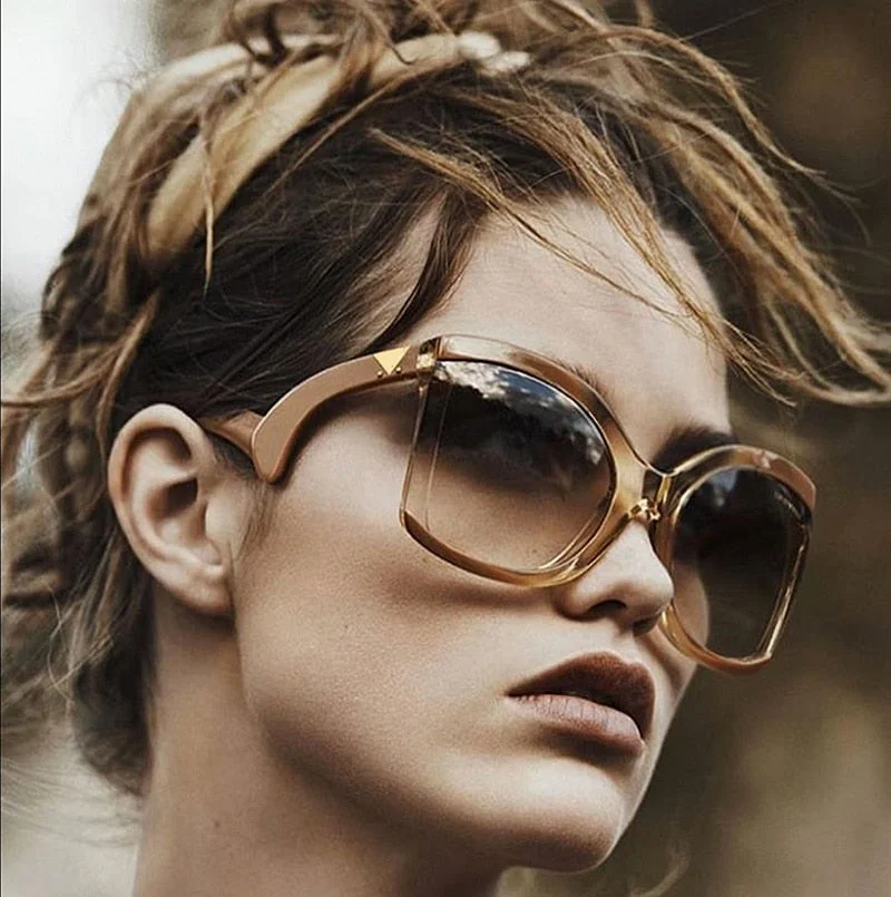Oversized ButterFly Style Gradient glasses