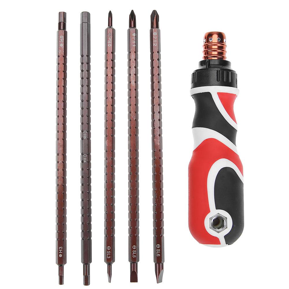 5pcs Double Head Alloy Phillips/Hex Flex Ratchet Adjustable Screwdriver Set, 501 Original
5pcs Double Head Alloy Phillips/Hex Flex Ratchet Adjustable Screwdriver Set, 501 Original