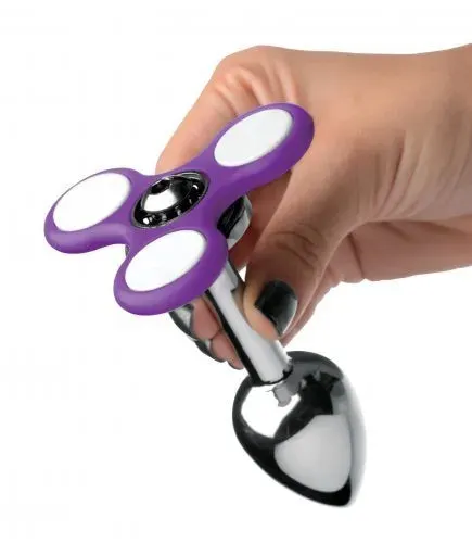 pornhint Pornhint Light Up Fidget Spinner Anal Plug