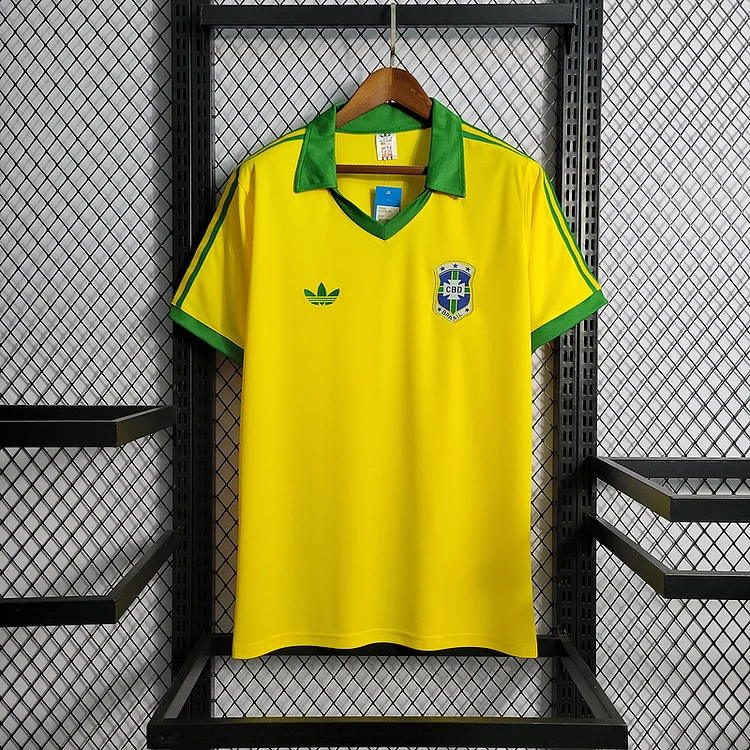 Retro 1979 Brazil Home   Football jersey retro