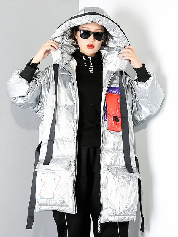 Women Thick Hooded Casual Coat