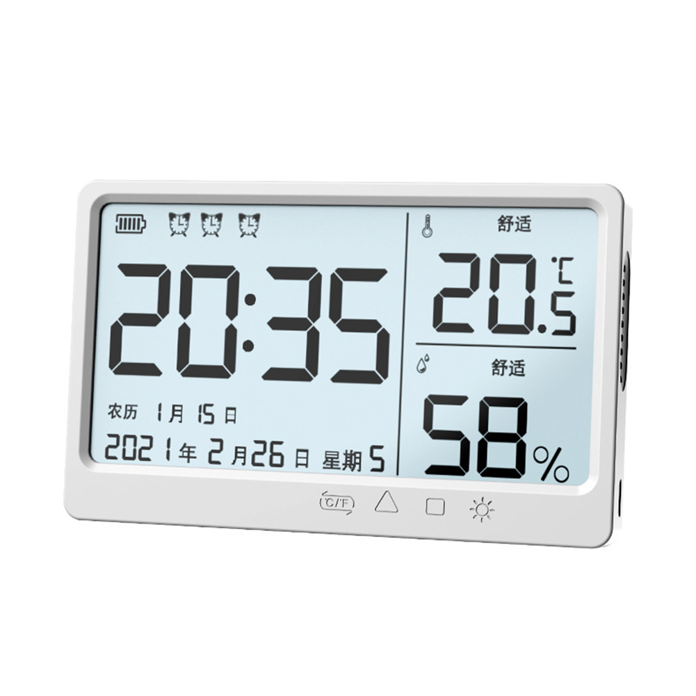 Smart LCD Temperature Humidity Sensor Alarm Clock Home Accurate Meter Tool, 501 Original
Smart LCD Temperature Humidity Sensor Alarm Clock Home Accurate Meter Tool, 501 Original