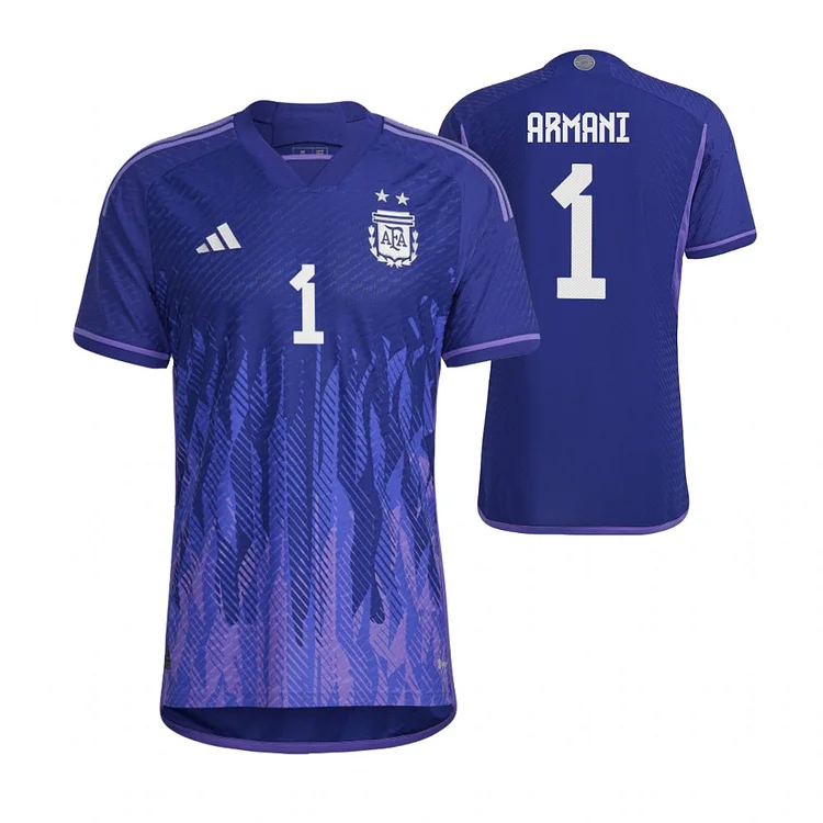 Argentina Franco Armani 1 Away Shirt Kit World Cup 2022