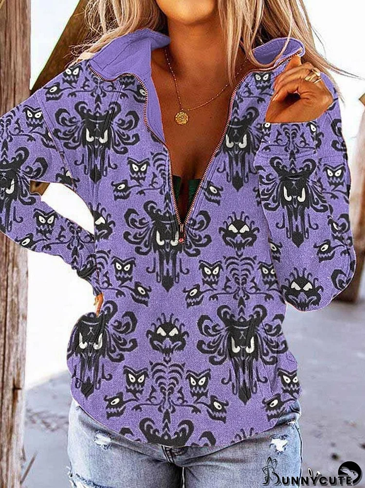 Women's Haunted Mansion Halloween Sweatshirt