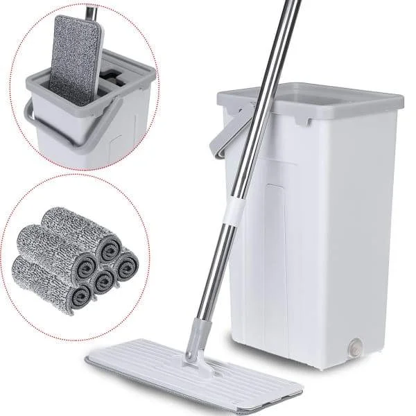 Flat Squeeze Mop | Self Cleaning Tools Set