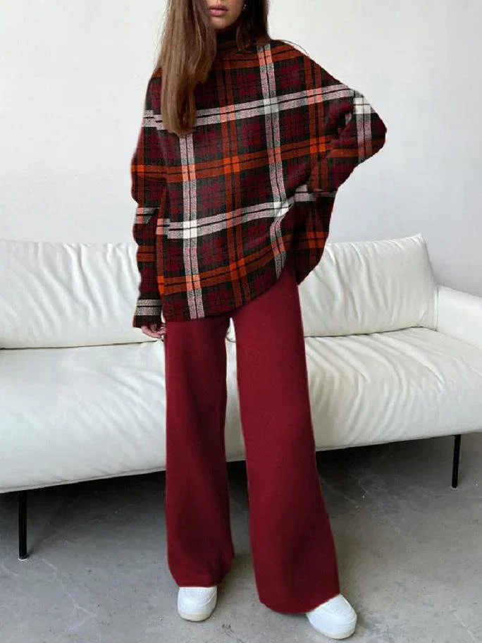 Women's Sets Fashion Printed Long Sleeve Trousers Two-Piece Suit