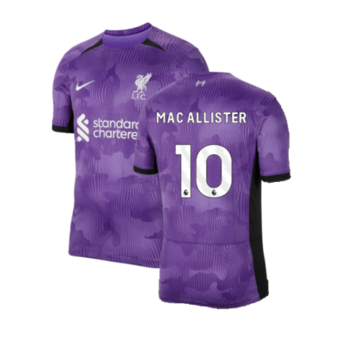 FC Liverpool Alexis Mac Allister 10 Third Shirt Top Kit 2023-2024