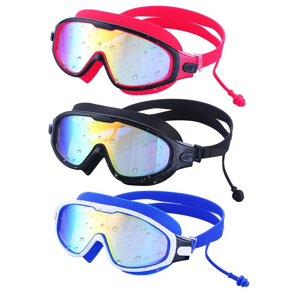 Big Frame Swim Goggles Waterproof Anti-Fog Men Women Sports Glasses, Black, 501 Original
Big Frame Swim Goggles Waterproof Anti-Fog Men Women Sports Glasses, Black, 501 Original