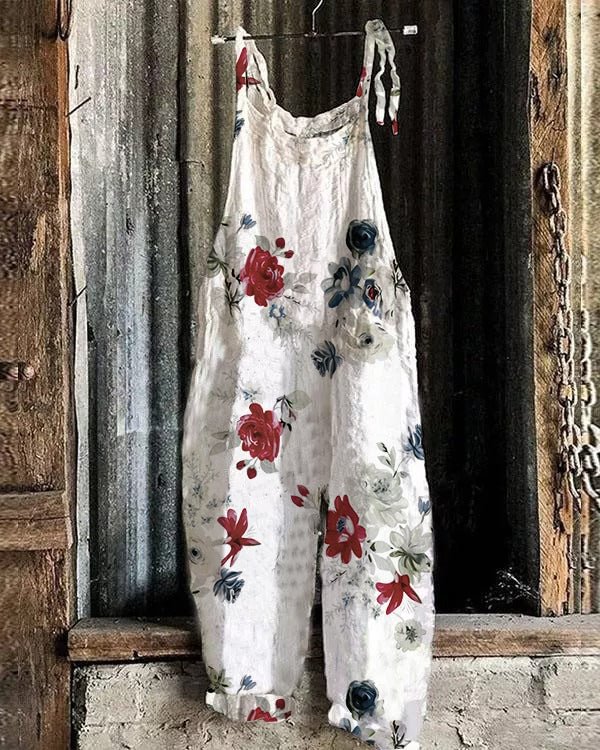 Fashion Printed Loose Casual Jumpsuit - Chicaggo