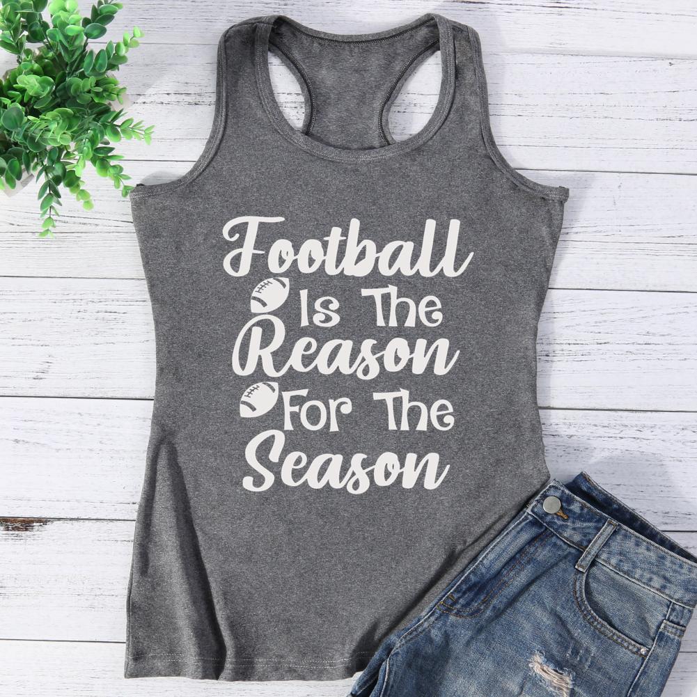 Football Is The Reason For The Season Vest Top-Guru-buzz