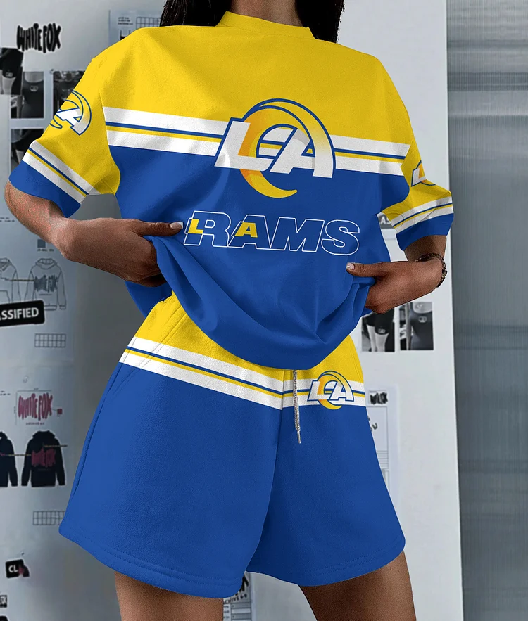 Los Angeles Rams Limited Edition Top And Shorts Two-Piece Suits
