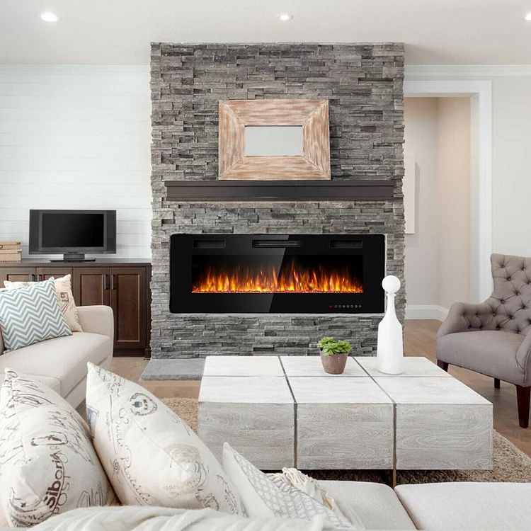 50'' Electric Fireplace Insert