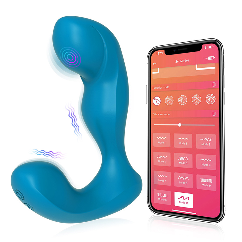 Wireless App Remote Control Male Prostate Massager