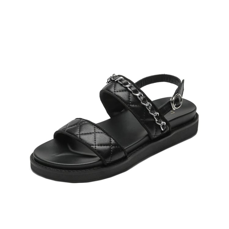 Fashion Sponge Round Toe Beach Sandals