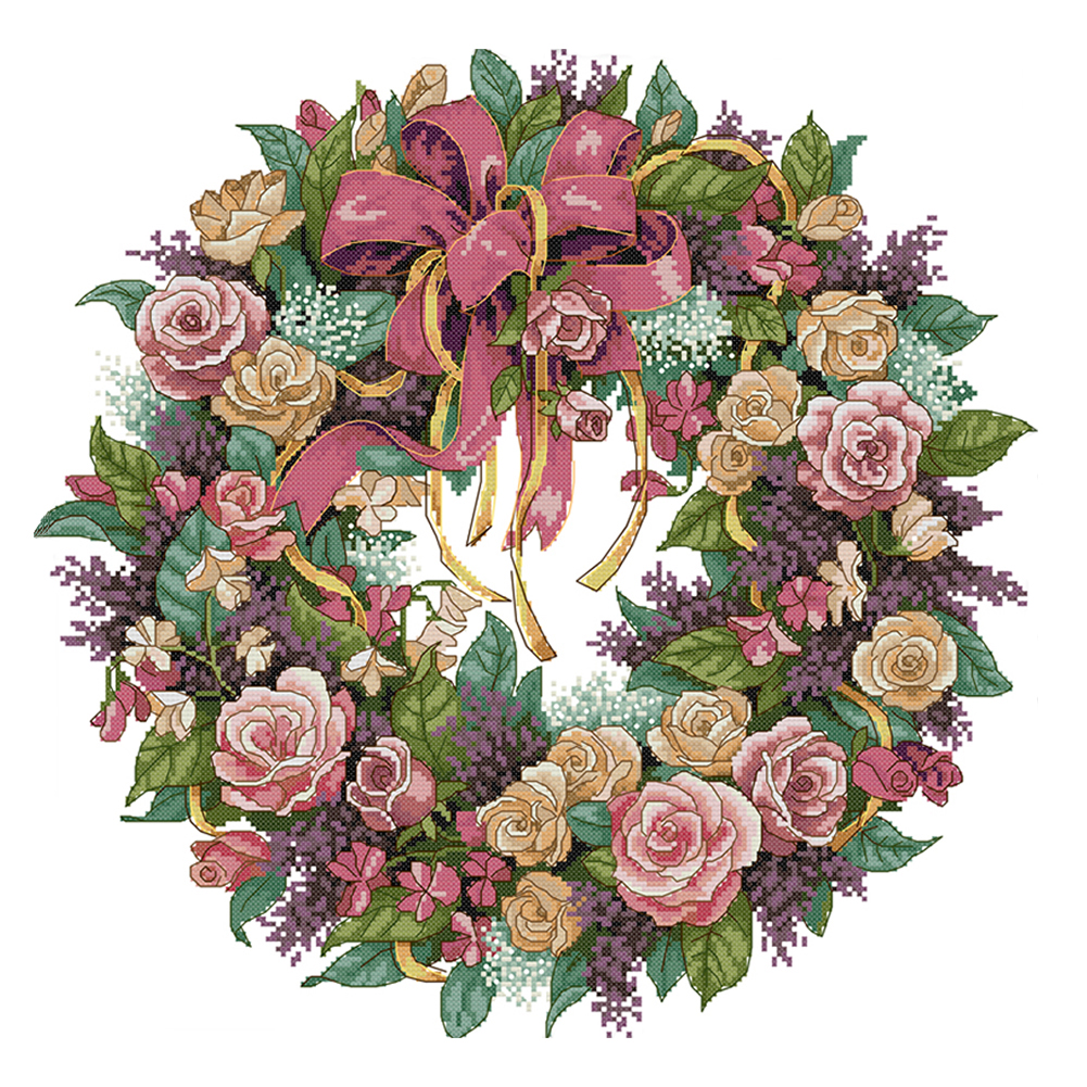 Rose - 14CT Stamped Cross Stitch - 45*45CM, 501 Original
Rose - 14CT Stamped Cross Stitch - 45*45CM, 501 Original