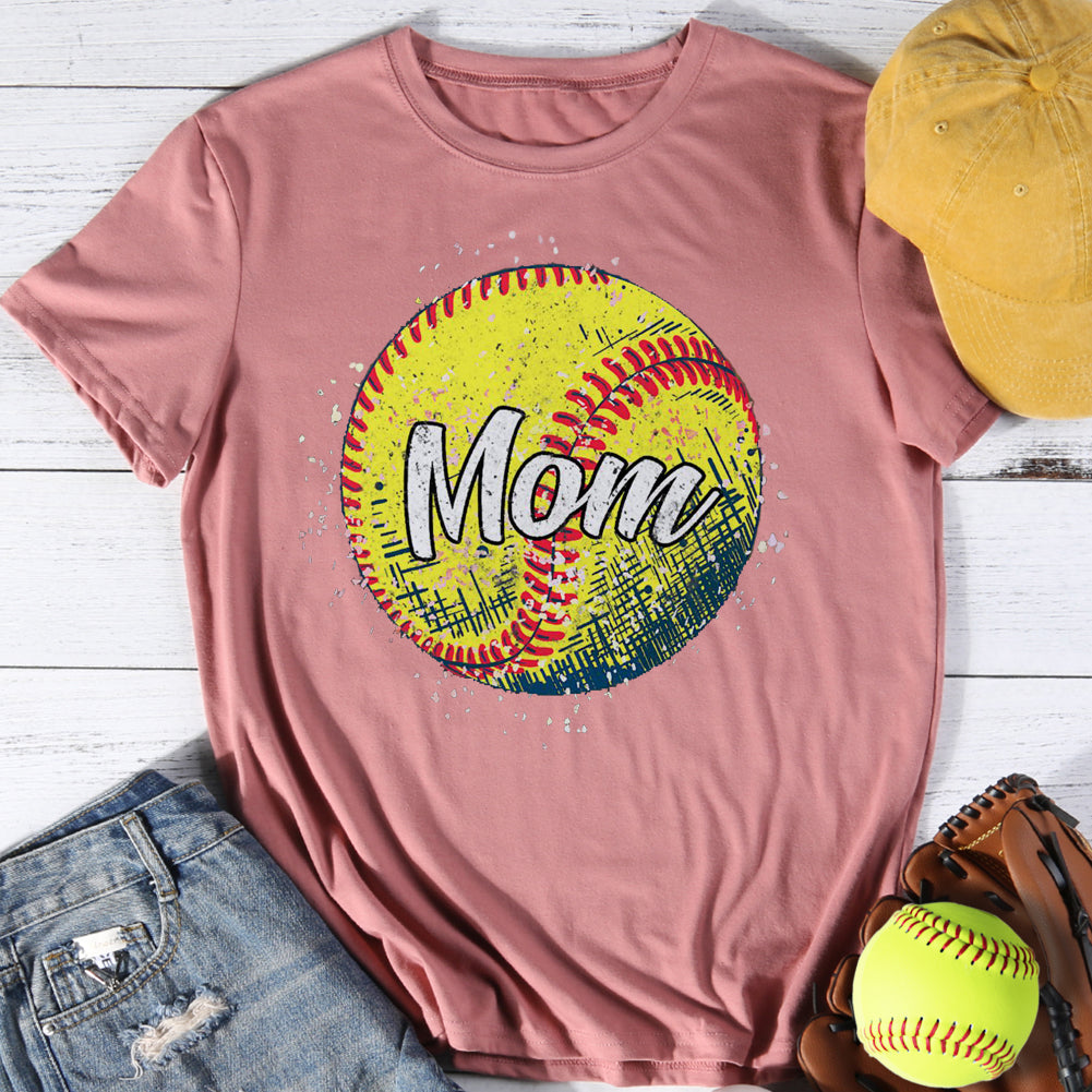 Softball mom T-shirt Tee -013377-Guru-buzz