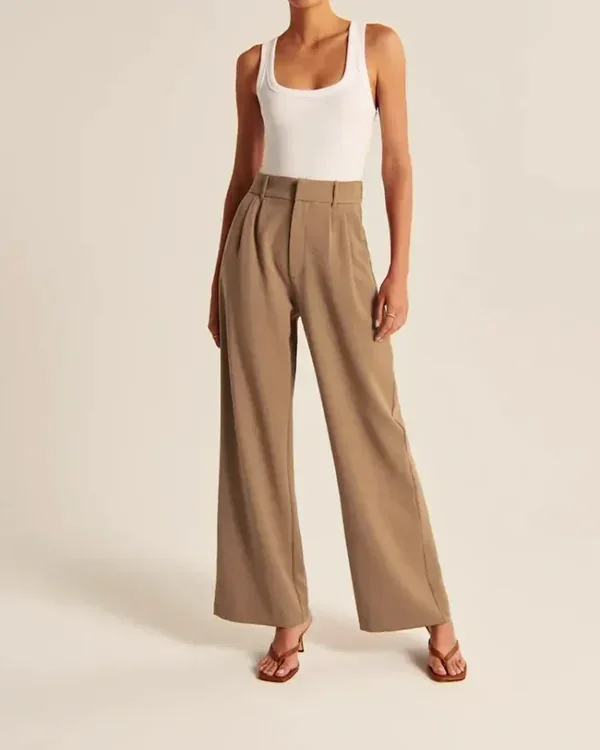 ✨2024 Latest✨-The Effortless Tailored Wide Leg Pants