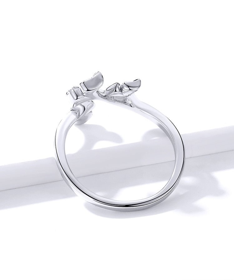 YOY-925 Design Ginkgo Leaf Finger Rings