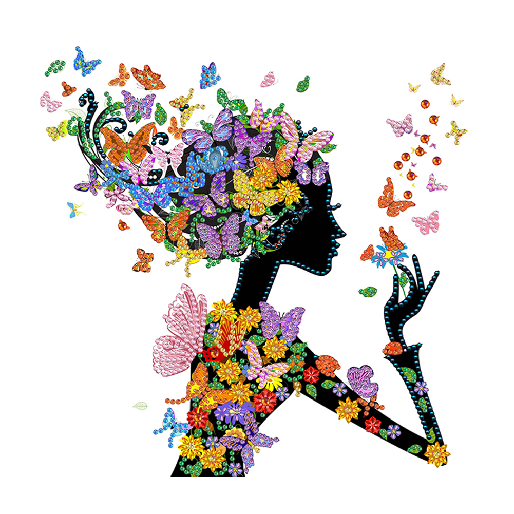 Butterfly Girl - Special Shaped Diamond Painting - 30*30CM, 501 Original
Butterfly Girl - Special Shaped Diamond Painting - 30*30CM, 501 Original