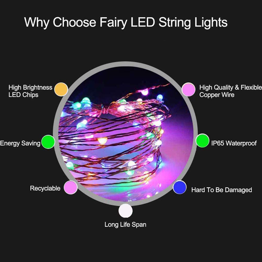 Remote Control LED Copper Wire Fairy String Lights for Christmas Tree Decor, 200led20m, 501 Original
Remote Control LED Copper Wire Fairy String Lights for Christmas Tree Decor, 200led20m, 501 Original