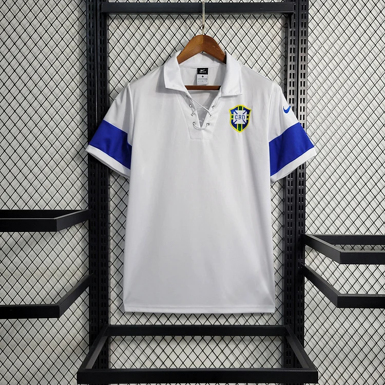 Retro 2004 Brazil White   Football jersey retro
