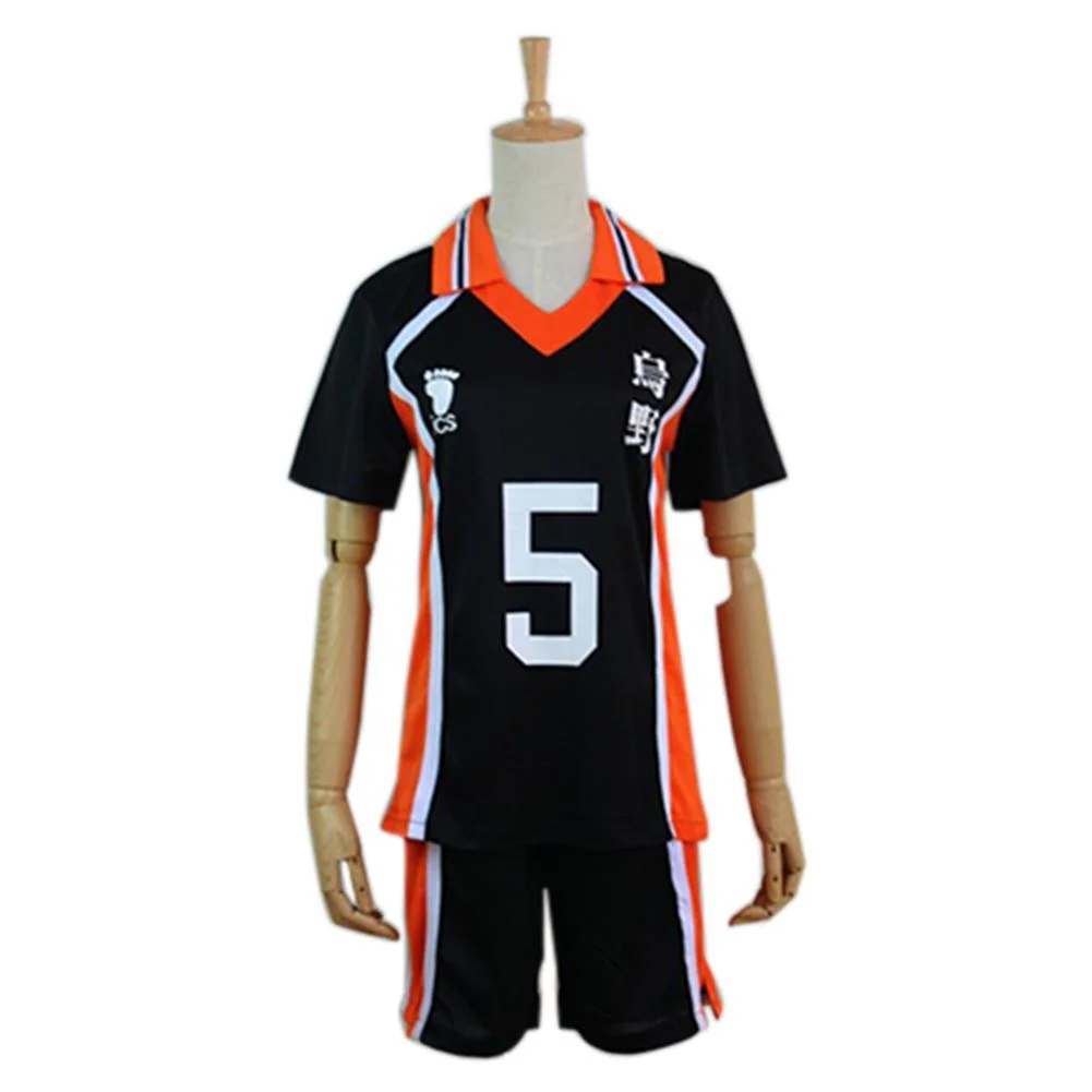 Cosplay Costume Karasuno High School Volleyball Club Tanaka Ryunosuke Sportswear Jerseys Uniform