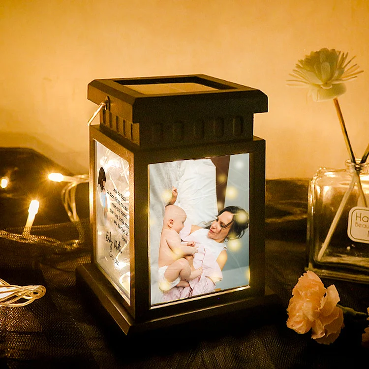 Personalized Photo Lantern Lamp Baby Loss Memorial Sympathy gift