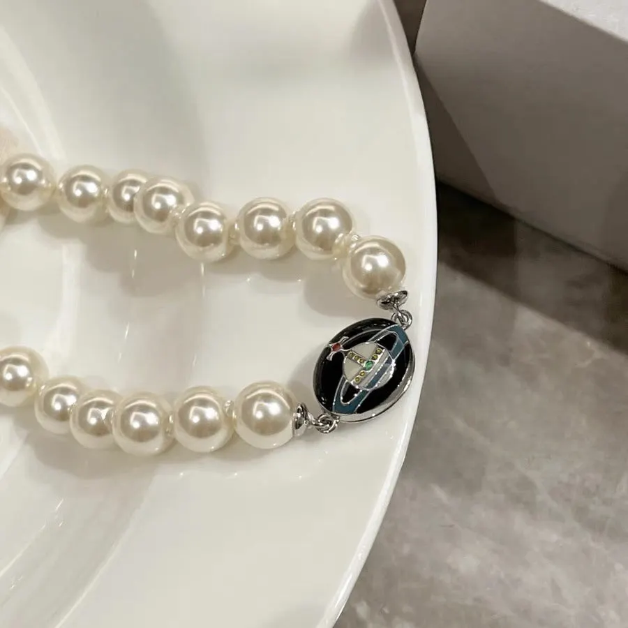 Vivienne Westwood Enamel Epoxy Saturn Bracelet