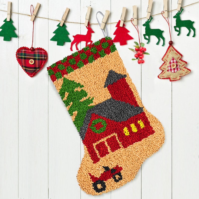 Christmas Stocking Latch Hook Kit