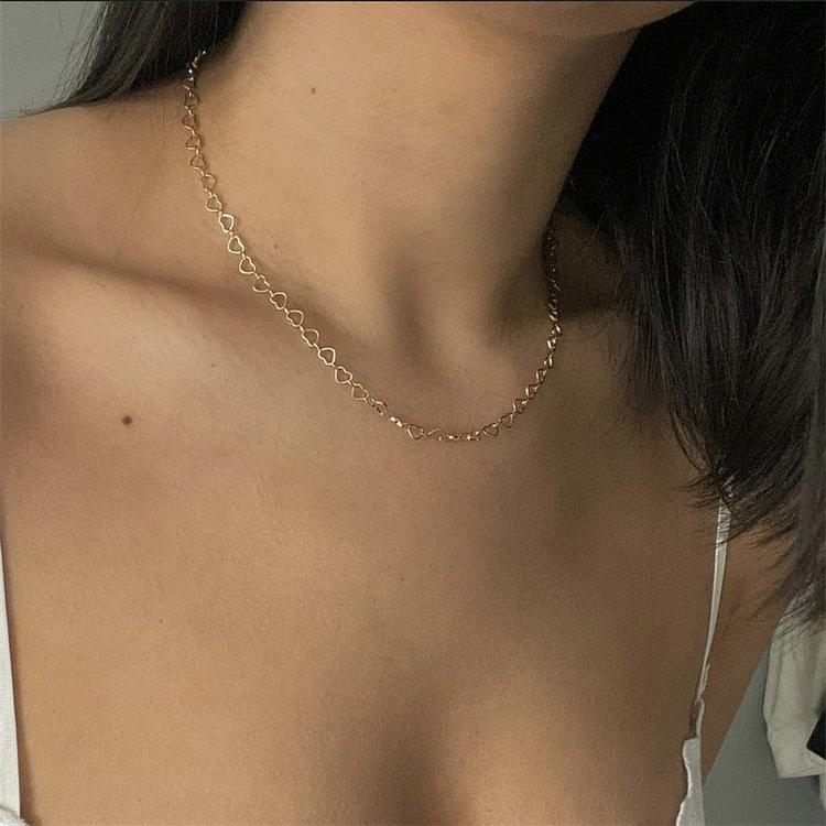 Broken Heart Stainless Steel Necklace