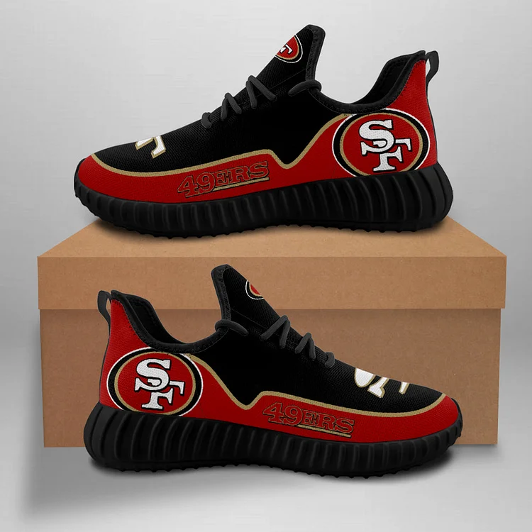 San Francisco 49ers Unisex Comfortable Breathable Print Running Sneakers