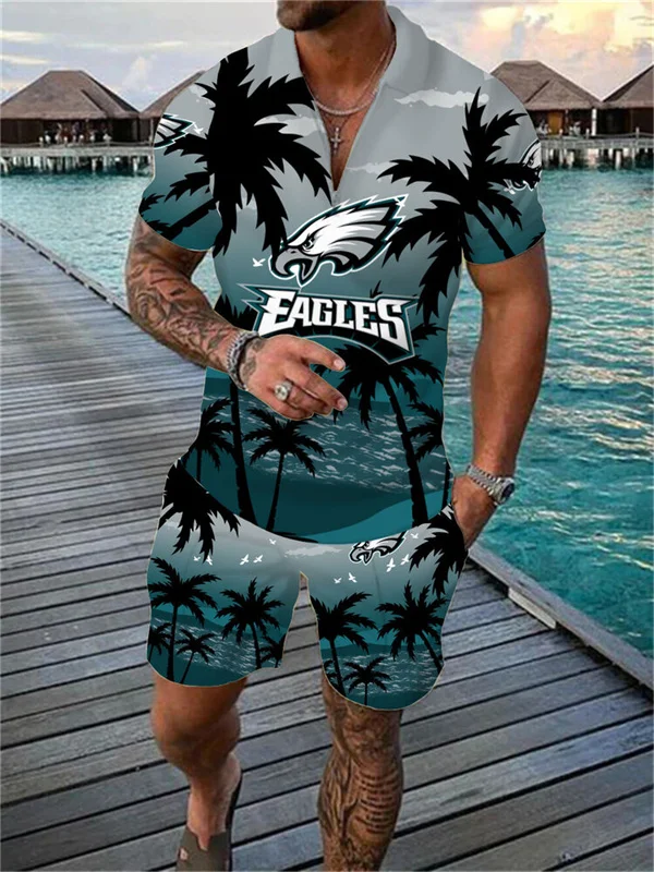 Philadelphia Eagles
Limited Edition Polo Shirt And Shorts Two-Piece Suits