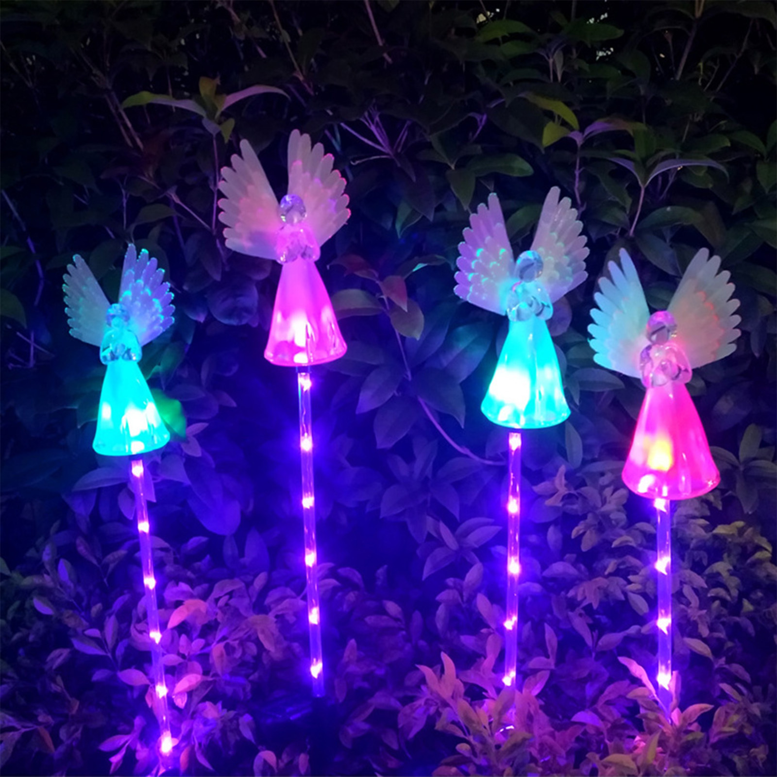 Solar Angel Lights Outdoor - 2 Pack Color Change Garden LED Stake Light, 501 Original
Solar Angel Lights Outdoor - 2 Pack Color Change Garden LED Stake Light, 501 Original