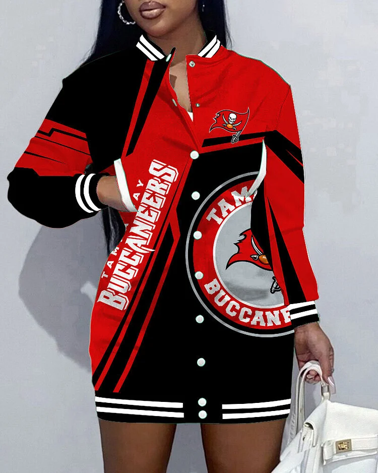 Tampa Bay Buccaneers
Limited Edition Button Down Long Sleeve Jacket Dress