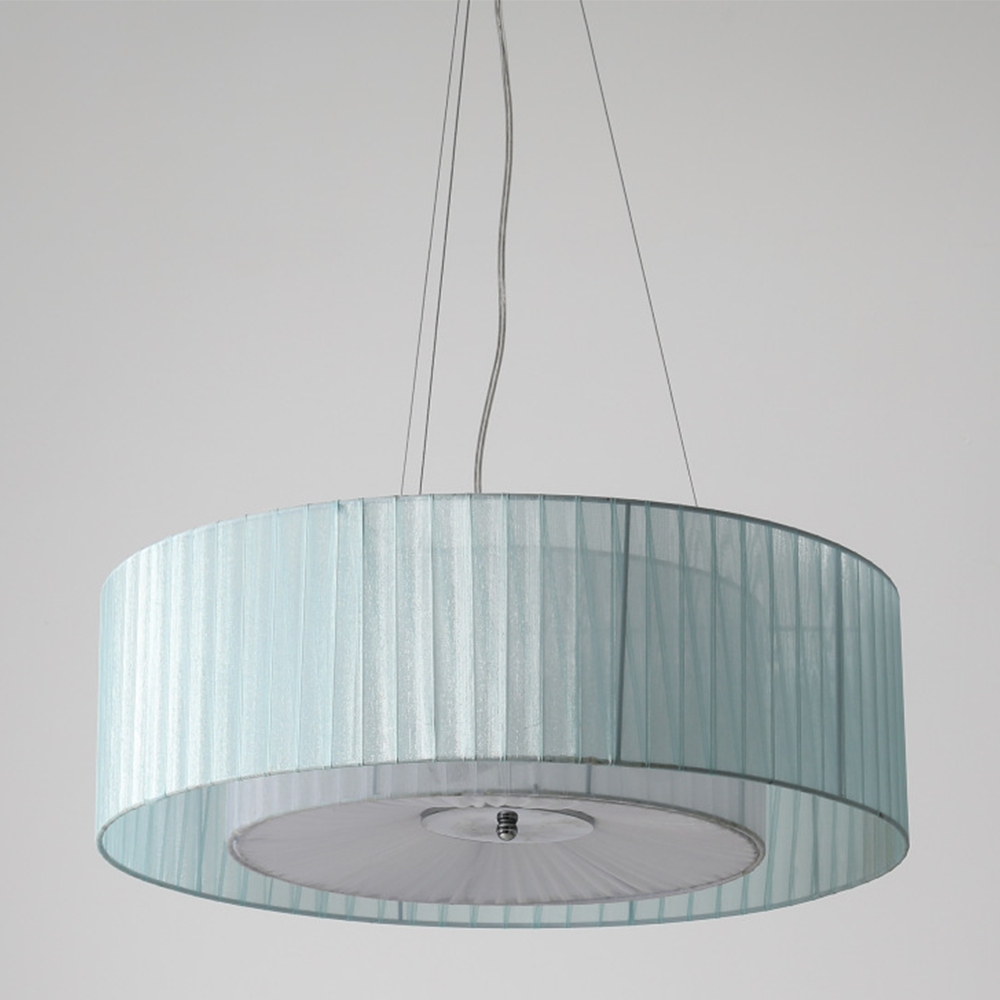Modern Fabric Ruffle Pleated Pendant Light