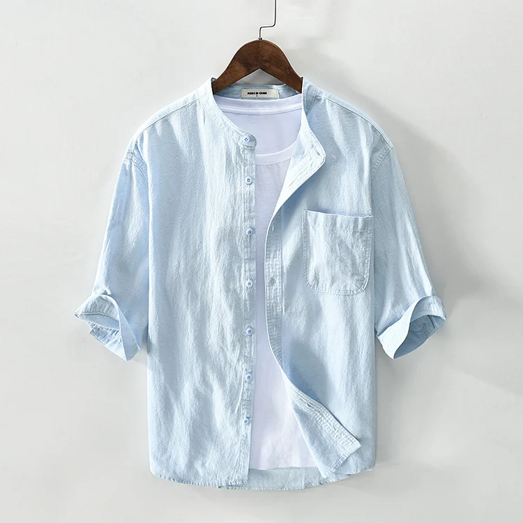 Men's Casual Linen Half Sleeve Shirts