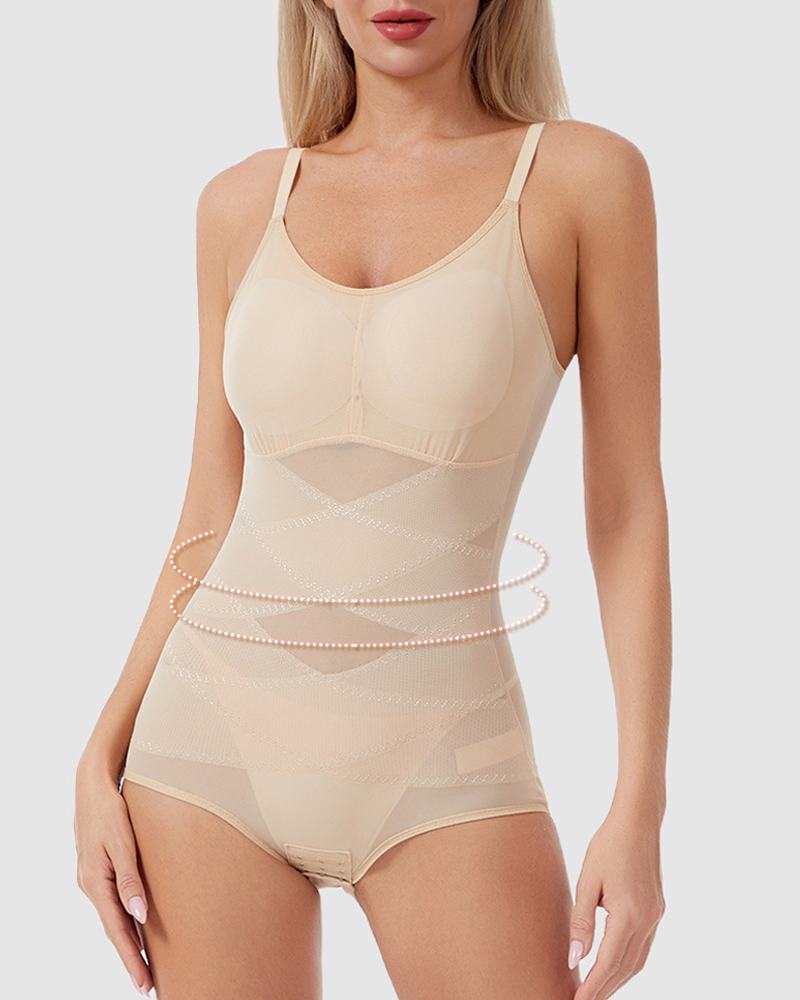 Belly Corset Waist-Tightening Chest Cover Body-Shaping Bodysuit