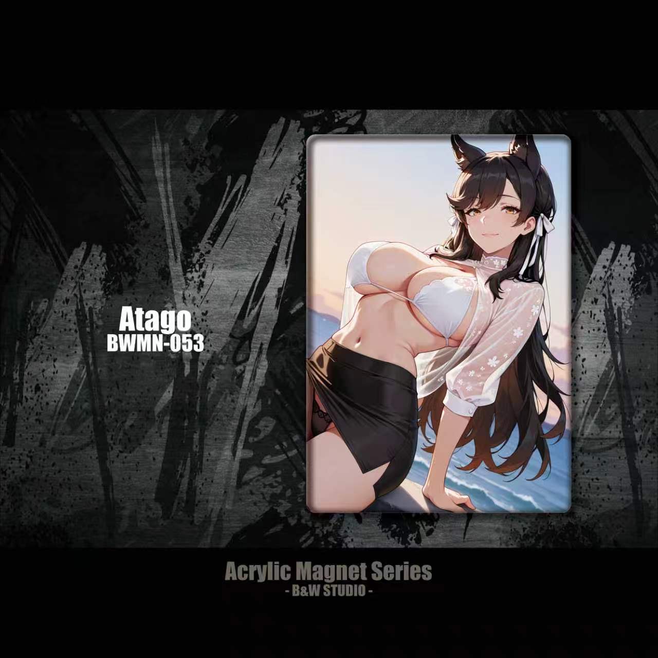 B&W Studio - Acrylic Fridge Magnet Atago BWMN-053 Azur Lane-