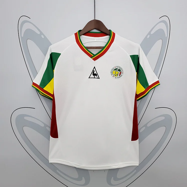 Retro 2002 Senegal white   Football jersey retro